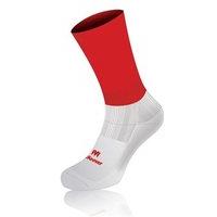 Mc Keever Pro Mid Plain Socks - Youth - Red/White