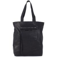 McQ Alexander McQueen Alexander McQueen Loveless black leather tote bag women\'s Shoulder Bag in black