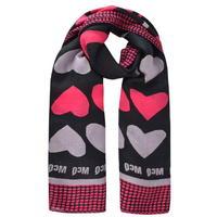 MCQ ALEXANDER MCQUEEN Heart Print Scarf