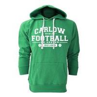 mc keever carlow football gaa supporters hoodie mens green