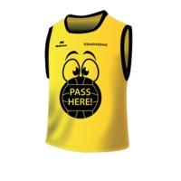 Mc Keever Coachzone Mesh Football Training Bib (Youth) - Yellow