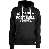 Mc Keever Kilkenny Football GAA Supporters Hoodie - Womens - Black
