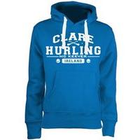 Mc Keever Clare Hurling GAA Supporters Hoodie - Womens - Blue