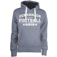 Mc Keever Fermanagh Football GAA Supporters Hoodie - Womens - Grey