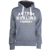 Mc Keever Antrim Hurling GAA Supporters Hoodie - Womens - Grey