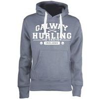 Mc Keever Galway Hurling GAA Supporters Hoodie - Womens - Grey