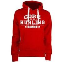 Mc Keever Cork Hurling GAA Supporters Hoodie - Womens - Red