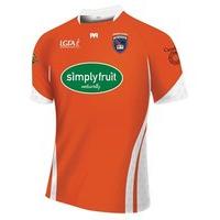 mc keever armagh ladies lgfa official home jersey womens orangewhite