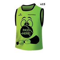 Mc Keever Coachzone Mesh Hurling Training Bibs (Youth) - 15 Pack - Green