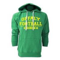 Mc Keever Offaly Football GAA Supporters Hoodie - Mens - Green