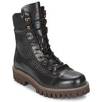 mcq alexander mcqueen fraser mens mid boots in black