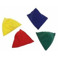 Mc Keever Pyramid Bean Bags (1 Each Red/Blue/Green/Yellow) (pack of 4)