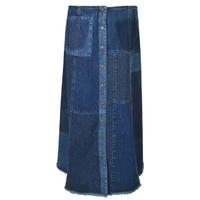 MCQ ALEXANDER MCQUEEN Patched A Line Denim Skirt