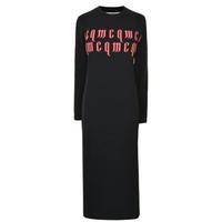 mcq alexander mcqueen logo jumper dress