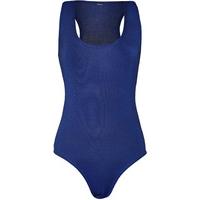 Mckenzie Basic Racer Back Sleeveless Bodysuit - Royal Blue