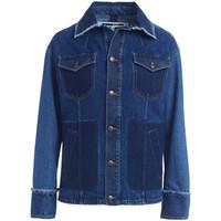 McQ Alexander McQueen Alexander McQueen denim oversize jacket indigo patchwork women\'s Jackets in blue