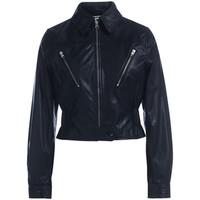 McQ Alexander McQueen Alexander McQueen black leather jacket women\'s Leather jacket in black