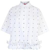 MCQ ALEXANDER MCQUEEN Swallow Ruffle Shirt