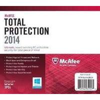 mcafee total protection 2014 3 user 1 year