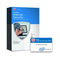 McAfee Internet Security 2015 (PC) 1 PC - 1 Year (Product Key Card Version)