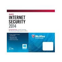 mcafee internet security 2014 1 user pc slim pack cd
