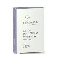 mdara blackberry white clay clarifying face soap 70g