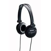MDR-V150 Black Headphones with reversable housing and 30mm drive unit