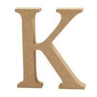 MDF Wooden Letter K 13 cm
