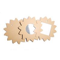 MDF Sun Shaped Framed Mirror