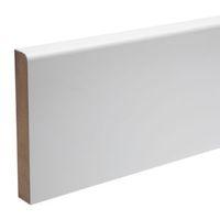 MDF Mouldings Polymer Coated Skirting (T)18mm (W)119mm (L)2400mm Pack of 1