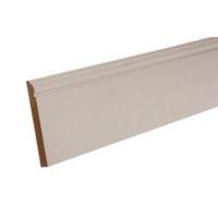 MDF Mouldings Primed Skirting (T)18mm (W)167mm (L)2400mm Pack of 1