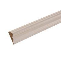 mdf mouldings primed dado rail t18mm w58mm l2400mm pack of 1