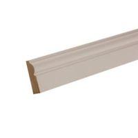 mdf mouldings primed architrave t18mm w69mm l2100mm pack of 1