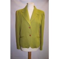 mdm leyenda size 14 green smart jacket coat