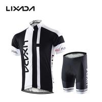 men breathable quick dry comfortable short sleeve jersey padded shorts ...