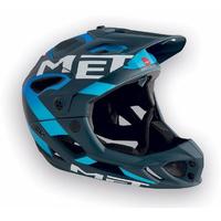 MET Parachute Full Face Helmet BLue/Cyan