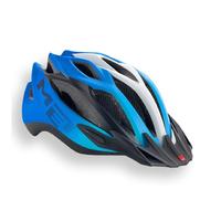 MET Crossover Helmet Blue/Black/White