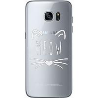 Meow Soft Material For Compatibility TPU For Samsung Galaxy S6 Edge Plus S6 S7 Edge S7