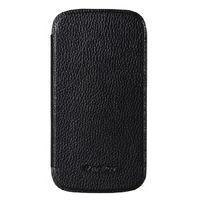 Melkco-Smartphone covers - Leather Booklet Case Galaxy S3 - Black