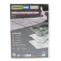 Memory Map OS Landranger Regions 1-3 - Southern & Central England & Wales, White