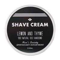 Men\'s Society Lemon & Thyme Shave Cream 250ml