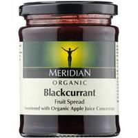 meridian org blackcurrant fruit spread 284g