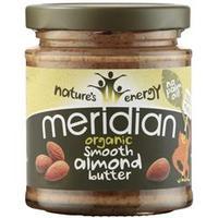 meridian org smooth almond butter 100 170g