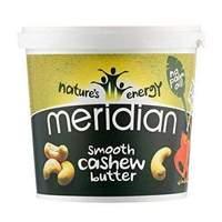 Meridian Natural Cashew Butter 1kg Smooth