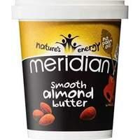 Meridian Natural Almond Butter 454g Smooth