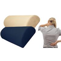 Memory Foam Lumbar Support Cushion - 2 Colours