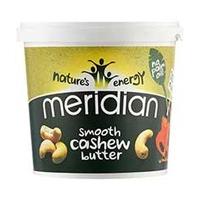 Meridian Cashew Butter Smooth 100% Nuts 1kg Tub