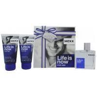 Mexx Life Is Now for Him Gift Set 50ml EDT + 2 x 50ml Shower Gel
