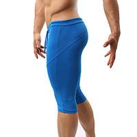 mens running 34 tights swimwear shorts bottomsquick dry moisture perme ...