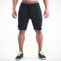 Men\'s Running Shorts Bottoms Breathable Sweat-Wicking Comfortable Exercise Fitness Racing Leisure Sports Running Cotton Loose